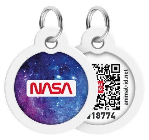 Przejdź do produktu Collar WauDog Smart ID Zawieszka z QR-paszportem okrągła 3cm NASA21