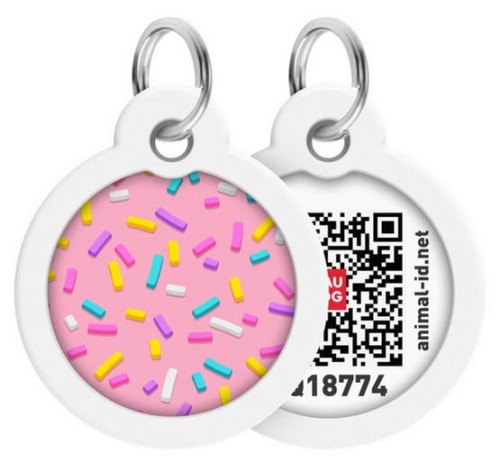Przejdź do produktu Collar WauDog Smart ID Zawieszka z QR-paszportem okrągła 3cm marshmellow