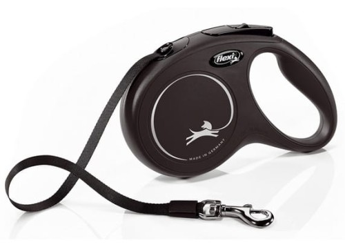 Przejdź do produktu Flexi New Classic Smycz taśma M 5m czarna [FL-2220]