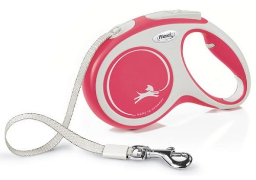 Przejdź do produktu Flexi New Comfort Smycz taśma M 5m czerwona [FL-3622]