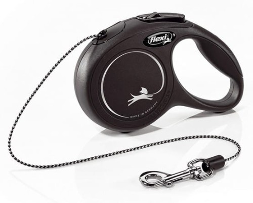 Przejdź do produktu Flexi New Classic Smycz linka XS 3m czarna [FL-2429]