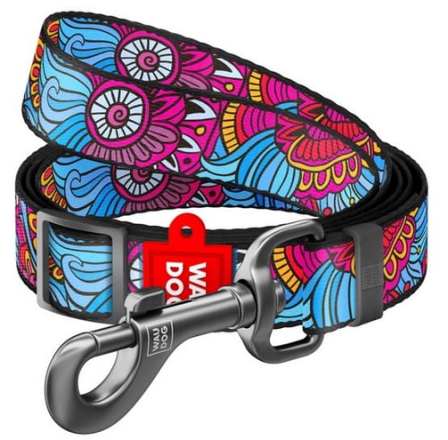 Przejdź do produktu Collar WauDog Nylon Smycz nylonowa regulowana 25mm/152-183cm, wzór LATO