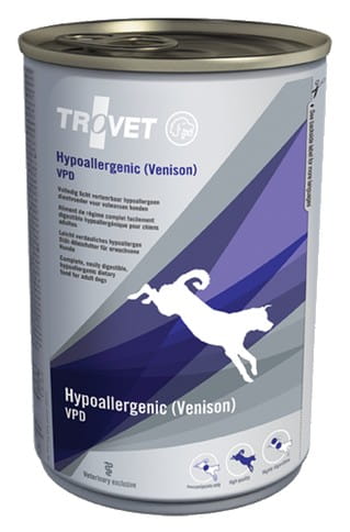 Przejdź do produktu Trovet VPD Hypoallergenic Dziczyzna puszka 400g - karma weterynaryjna dla psa