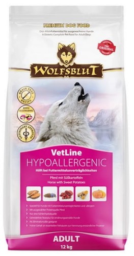 Przejdź do produktu Wolfsblut Dog VetLine Hypoallergenic - konina i bataty 12kg – monobiałkowa karma weterynaryjna dla psa