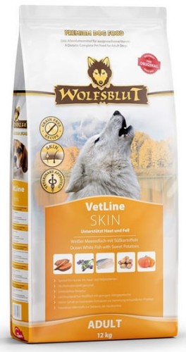 Przejdź do produktu Wolfsblut Dog VetLine Skin - biała ryba oceaniczna i bataty 12kg - karma weterynaryjna dla psa