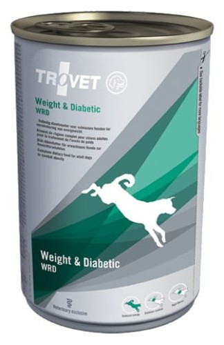 Przejdź do produktu Trovet WRD Weight & Diabetic puszka 400g - karma weterynaryjna dla psa