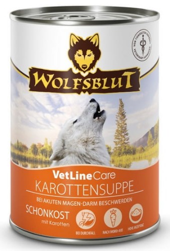 Przejdź do produktu Wolfsblut Dog VetLine Care Carrot Soup - zupa marchewkowa puszka 395g - karma weterynaryjna dla psa