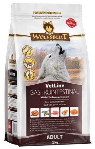 Przejdź do produktu Wolfsblut Dog VetLine Gastrointestinal - kaczka i bataty 2kg – monobiałkowa karma weterynaryjna dla psa