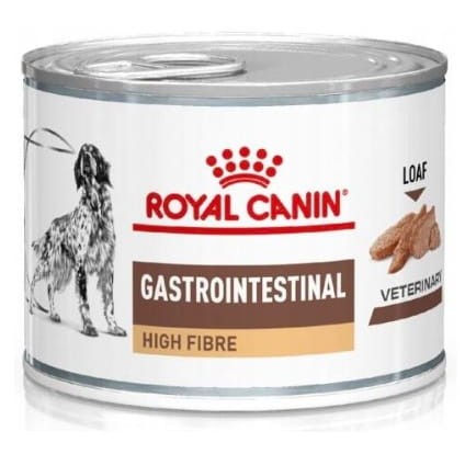 Przejdź do produktu Royal Canin Veterinary Diet Canine Gastrointestinal High Fibre puszka 200g - karma weterynaryjna dla psa