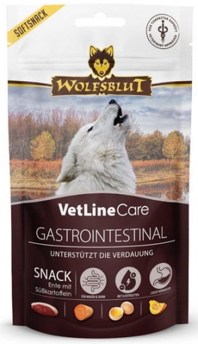 Przejdź do produktu Wolfsblut Dog VetLine Snack Gastrointestinal - kaczka i bataty 100g - karma weterynaryjna dla psa