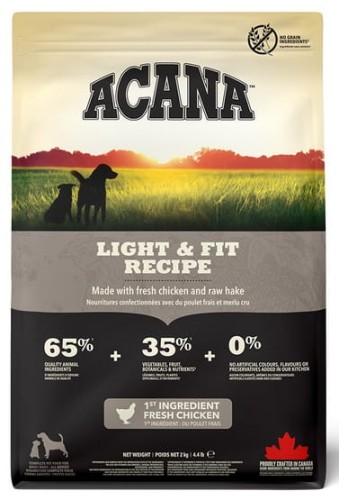 Przejdź do produktu Acana Light & Fit Dog 2kg - karma sucha dla psa