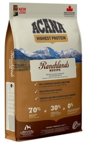 Przejdź do produktu Acana Highest Protein Ranchlands Dog 6kg - karma sucha dla psa