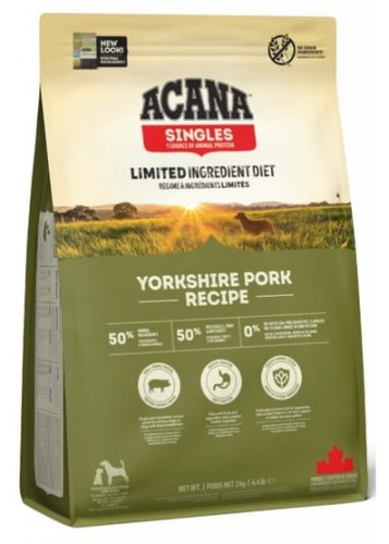 Przejdź do produktu Acana Singles Yorkshire Pork 2kg - monobiałkowa karma sucha dla psa