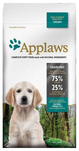 Przejdź do produktu Applaws Puppy Small & Medium Breed Kurczak 2kg - monobiałkowa karma sucha dla psa