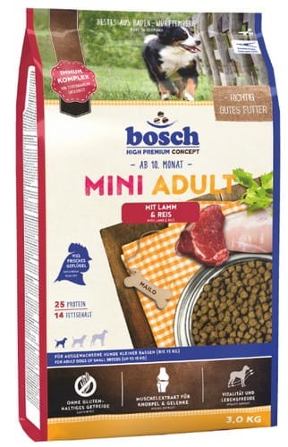 Przejdź do produktu Bosch Mini Adult Lamm & Reis - Jagnięcina i ryż 3kg - karma sucha dla psa