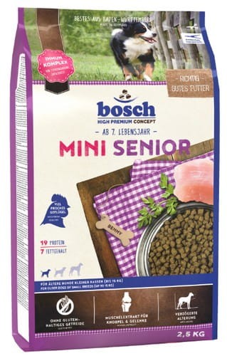 Przejdź do produktu Bosch Mini Senior 2,5kg - karma sucha dla psa