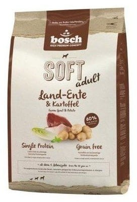Przejdź do produktu Bosch Soft Adult Kaczka & Ziemniak 12,5kg – monobiałkowa karma sucha dla psa