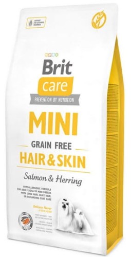 Przejdź do produktu Brit Care Grain Free Mini Hair & Skin 400g - karma sucha dla psa