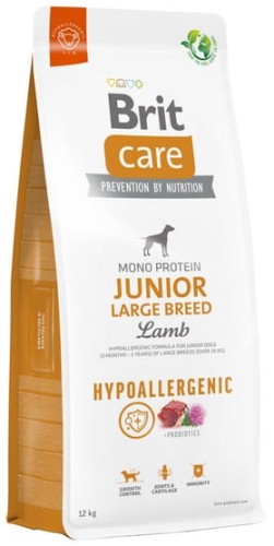 Przejdź do produktu Brit Care Hypoallergenic Junior Large Lamb 12kg - karma sucha dla psa