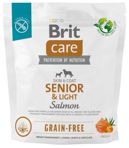 Przejdź do produktu Brit Care Grain Free Senior & Light Salmon 1kg - karma sucha dla psa
