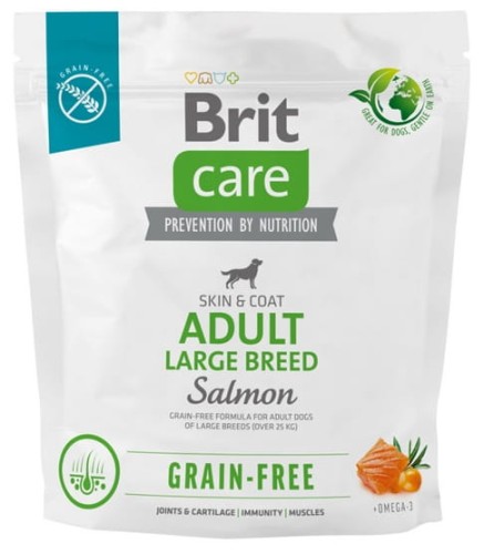 Przejdź do produktu Brit Care Grain Free Adult Large Breed Salmon 1kg - karma sucha dla psa