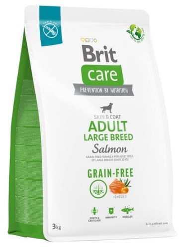 Przejdź do produktu Brit Care Grain Free Adult Large Breed Salmon 3kg - karma sucha dla psa