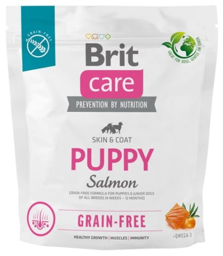 Przejdź do produktu Brit Care Grain Free Puppy Salmon 1kg - karma sucha dla psa