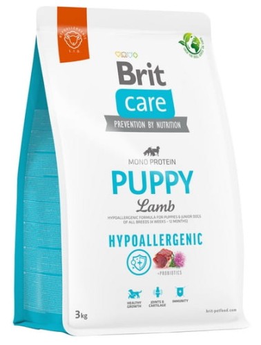 Przejdź do produktu Brit Care Hypoallergenic Puppy Lamb 3kg - karma sucha dla psa