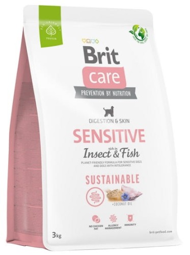 Przejdź do produktu Brit Care Sustainable Sensitive Insect & Fish 3kg - karma sucha dla psa