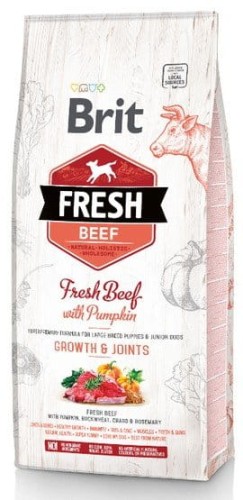 Przejdź do produktu Brit Fresh Dog Puppy Large Beef & Pumpkin 2,5kg - karma sucha dla psa