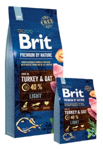 Przejdź do produktu Brit Premium By Nature Light 3kg - karma sucha dla psa
