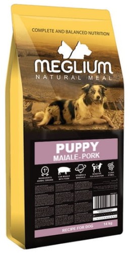 Przejdź do produktu Meglium Dog Puppy Pork – Wieprzowina - 14kg - karma sucha dla psa
