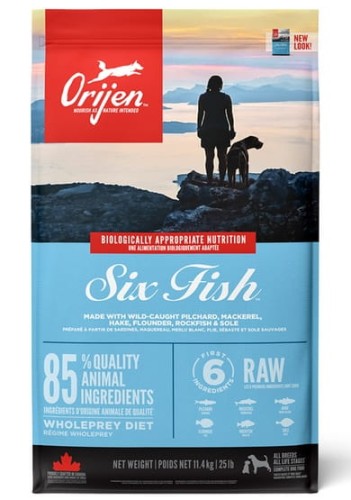 Przejdź do produktu Orijen Adult 6 Fresh Fish 11,4kg - karma sucha dla psa