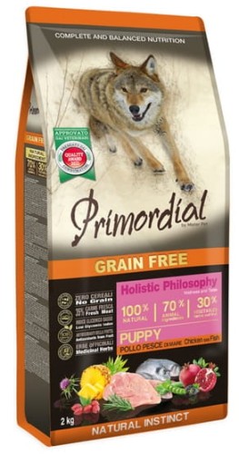 Przejdź do produktu Primordial Dog Grain Free Puppy Chicken & Sea Fish – Kurczak i Ryby morskie 2kg - karma sucha dla psa