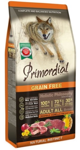 Przejdź do produktu Primordial Dog Grain Free Adult Wild Boar & Lamb – Dziczyzna i Jagnięcina 12kg - karma sucha dla psa