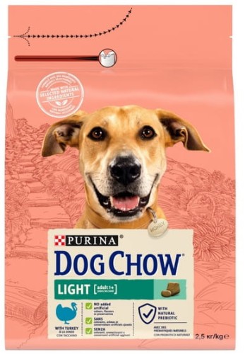 Przejdź do produktu Purina Dog Chow Light Turkey 2,5kg - karma sucha dla psa