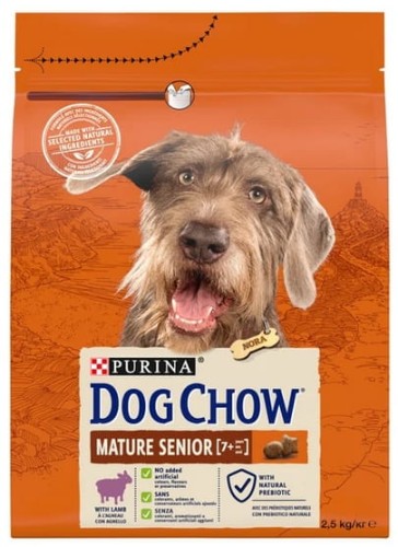 Przejdź do produktu Purina Dog Chow Mature Senior Jagnięcina 2,5kg - karma sucha dla psa