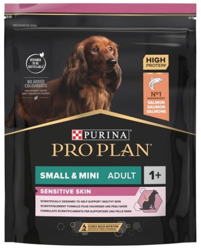 Przejdź do produktu Purina Pro Plan Adult Small & Mini Sensitive Skin 700g - karma sucha dla psa