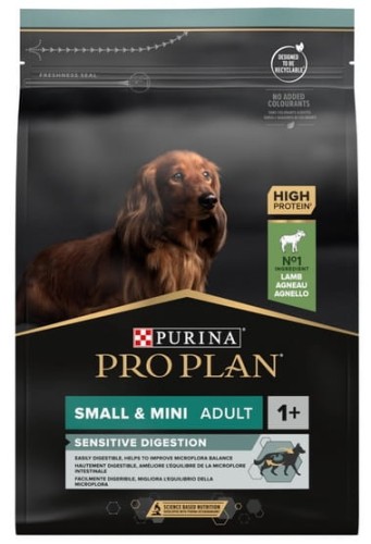 Przejdź do produktu Purina Pro Plan Adult Small & Mini Sensitive Digestion Lamb 3kg - karma sucha dla psa