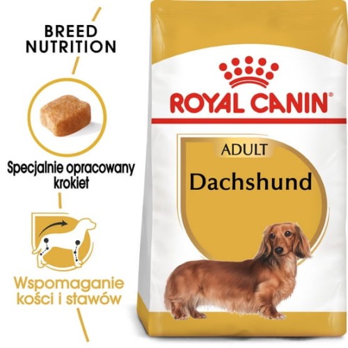 Przejdź do produktu Royal Canin Dachshund Adult karma sucha dla psów dorosłych rasy jamnik 1,5kg