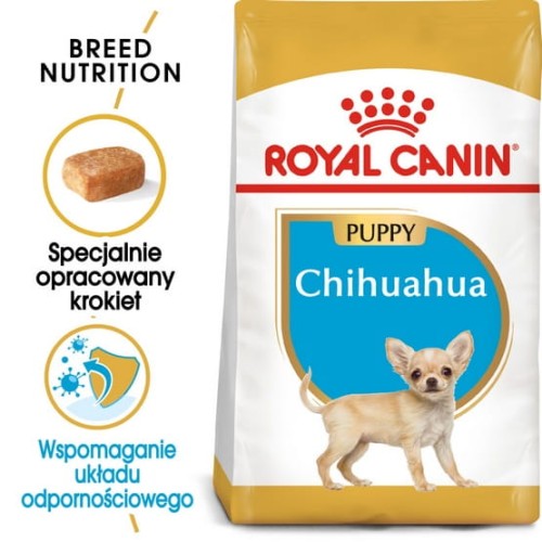 Przejdź do produktu Royal Canin Chihuahua Puppy karma sucha dla szczeniąt do 8 miesiąca, rasy chihuahua 0,5kg