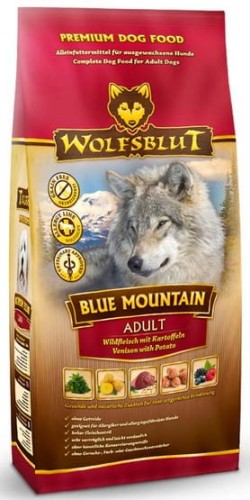 Przejdź do produktu Wolfsblut Dog Blue Mountain - dziczyzna i owoce leśne 2kg - karma sucha dla psa