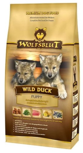 Przejdź do produktu Wolfsblut Dog Wild Duck Puppy - kaczka i bataty 2kg - monobiałkowa karma sucha dla psa