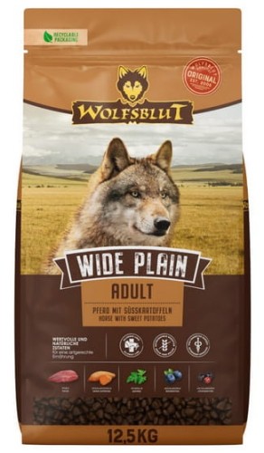 Przejdź do produktu Wolfsblut Dog Wide Plain - konina i bataty 12,5kg - monobiałkowa karma sucha dla psa
