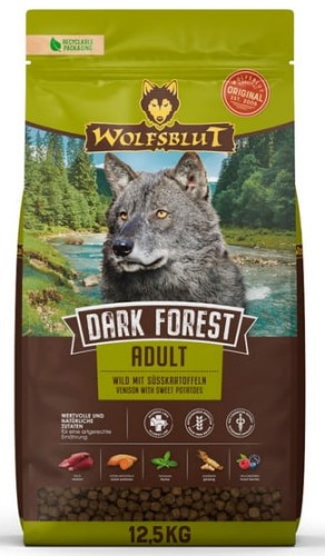 Przejdź do produktu Wolfsblut Dog Dark Forest - dziczyzna i bataty 12,5kg - karma sucha dla psa