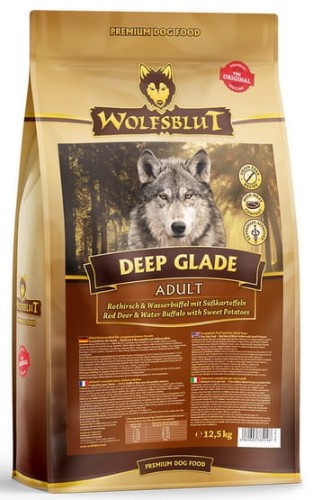 Przejdź do produktu Wolfsblut Dog Deep Glade - jeleń i bawół 12,5kg - karma sucha dla psa