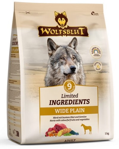Przejdź do produktu Wolfsblut Dog Limited Ingredients Wide Plain - konina i bataty 1kg - monobiałkowa karma sucha dla psa
