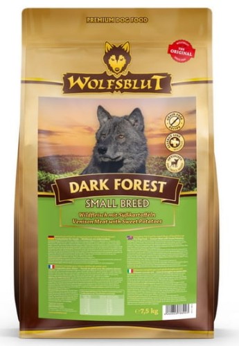 Przejdź do produktu Wolfsblut Dog Dark Forest Small - dziczyzna i bataty 7,5kg - monobiałkowa karma sucha dla psa