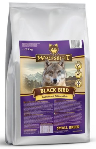 Przejdź do produktu Wolfsblut Dog Black Bird Adult Small - indyk i bataty 7,5kg - monobiałkowa karma sucha dla psa