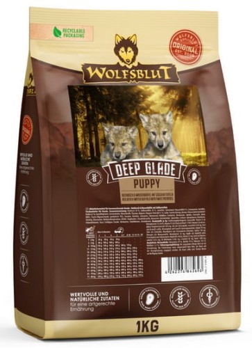 Przejdź do produktu Wolfsblut Dog Deep Glade Puppy - jeleń i bawół 12,5kg – karma sucha dla psa